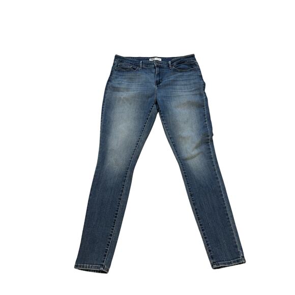 Levi Strauss Signature Mid Rise Skinny Jeans Women’s Size 14S - Picture 1 of 4